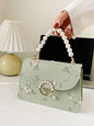 Elegant Pearl Lace Crossbody & Handbag for Women – Small Fashion Square Bag